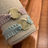CAMELIA DOR - customizable bracelet gold medal 15mm